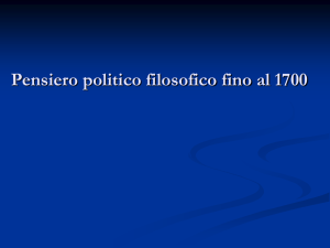 Pensiero politico filosofico