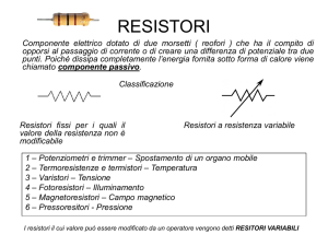 I resistori