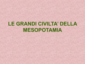 LE GRANDI CIVILTA` DELLA MESOPOTAMIA