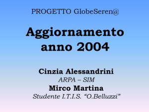 progetto globe serena - Belluzzi