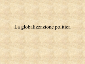 La globlizzazione politica