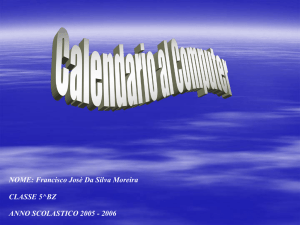 Diapositiva 1 - Home page sito web prof. Cleto Azzani