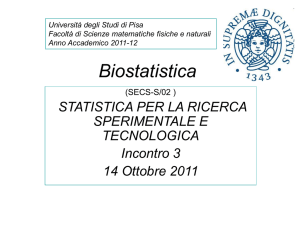 Biostatistica