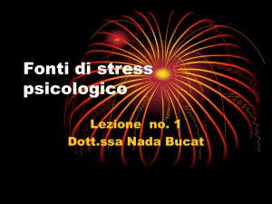 Fonti di stress psicologico
