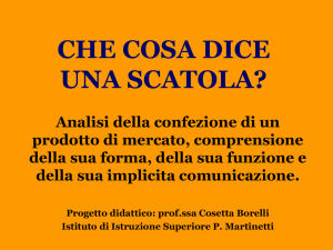 che cosa dice una scatola?