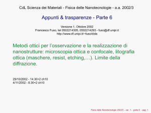 Parte 6 - Dipartimento di Fisica