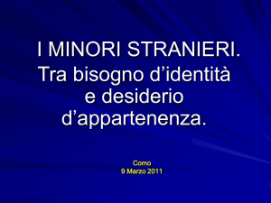 IPOTESI IDENTITARIE