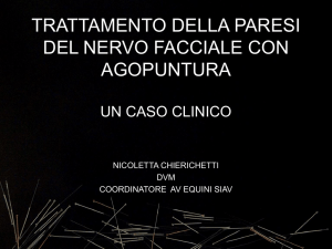 trattamento della paresi del nervo facciale con - SIAV