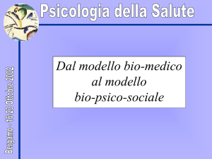 Dal modello bio-medico al modello bio-psico