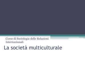 2. La società multiculturale
