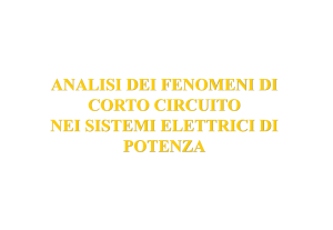 ANALISI DEI FENOMENI DI CORTO CIRCUITO NEI SISTEMI