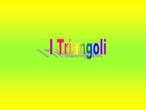 "un triangolo" "due lati"
