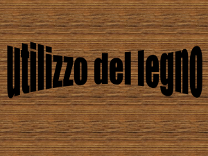 Uso del legno