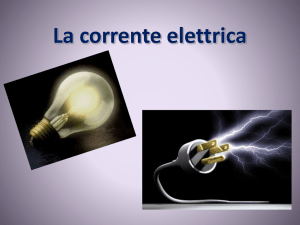 La corrente elettrica - Omnicomprensivo Santa Croce di Magliano