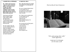 Diapositiva 1 - Parrocchia San Francesco