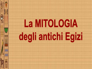 Gli Dei egizi - MaestraSabry