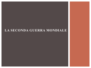 la seconda guerra mondiale