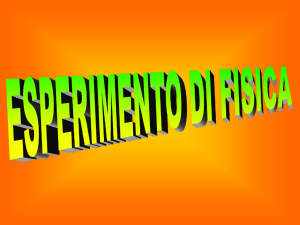 Diapositiva 1 - Laboratorio di Fisica