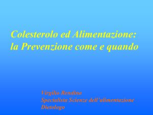 Colesterolo e Alimentazione (Rendina)