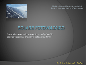 Modulo Fotovoltaico