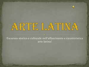 arte latina - Liceo Classico D`Annunzio Pescara