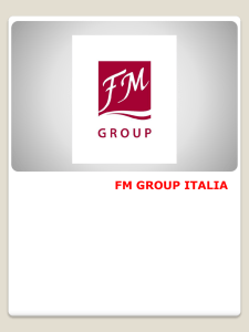 Diapositiva 1 - FM-Group By Andrea Spanu