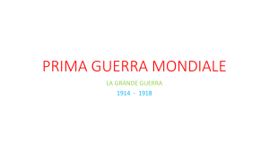 prima guerra mondiale