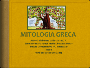 mitologia greca - la tana degli artisti