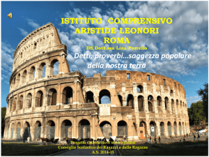 Diapositiva 1 - Istituto Comprensivo "Aristide Leonori"