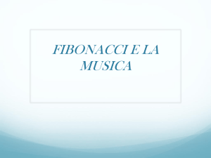 FIBONACCI E LA MUSICA - "G. Peano"