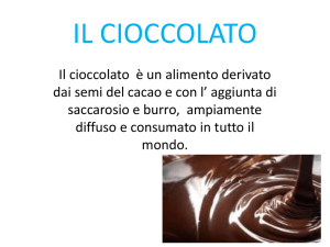 IL CIOCCOLATO