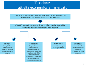 01 l-attività economica ed il mercato