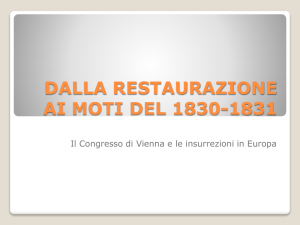 restaurazione