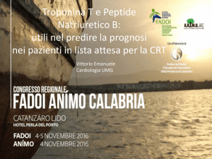 Troponina T e Peptide Natriuretico B e prognosi HF/CRT