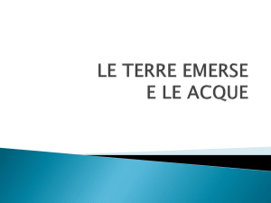terre e mari - Materiali terza media