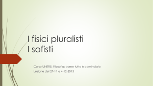 Fisici e Sofisti