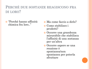 Aspetto energetico delle reazioni chimiche