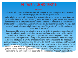 le festività ebraiche