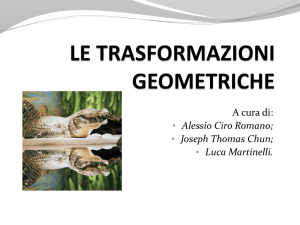 le trasformazioni geometriche