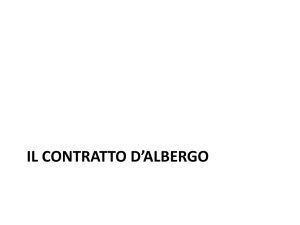 il contratto d*albergo - Il blog della prof. di diritto