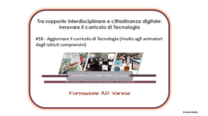 Tecnologia - Innovare il curricolo - Animatori Digitali