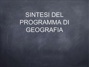 presentazione di geografia