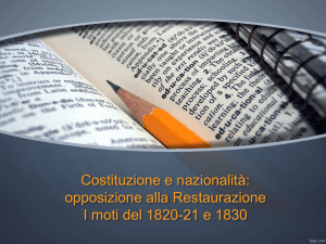 Costituzione e nazionalità