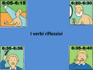 I verbi riflessivi
