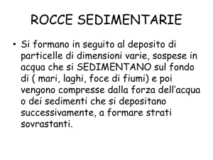 rocce sedimentarie