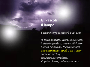 Pascoli - Il lampo