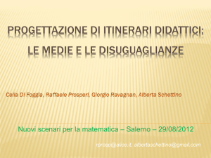 Le medie e la disuguaglianza