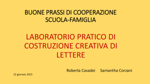 BUONE PRASSI DI COOPERAZIONE SCUOLA