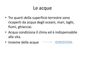 Le acque - WordPress.com