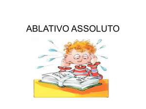 ABLATIVO ASSOLUTO